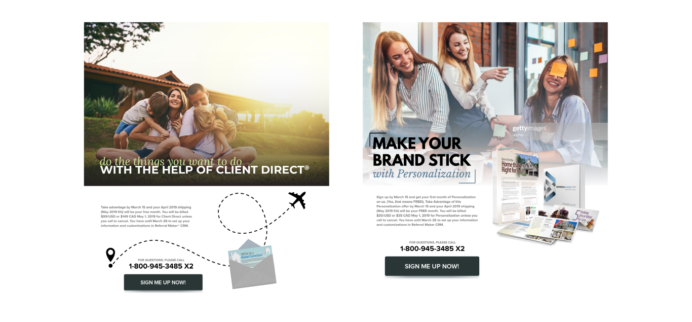 Buffini & Company website mock up