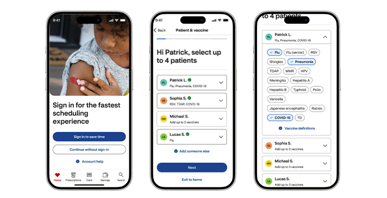 CVS Health scheduling screens 2024 part 1