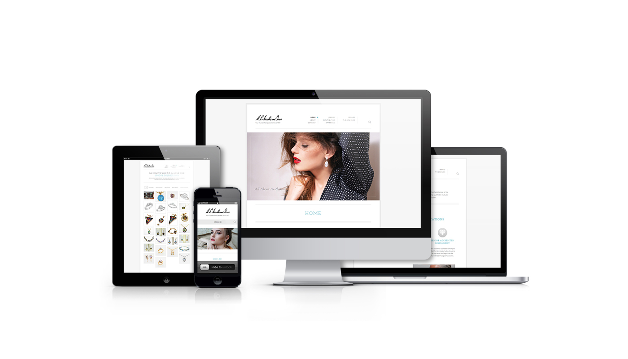 Brown Marketing - AL Jacobs website mock up