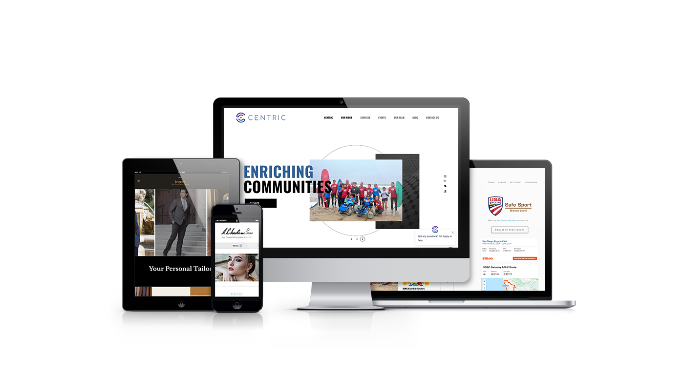 Brown Marketing Website mockups